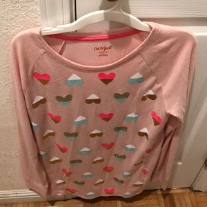 Pink heart top